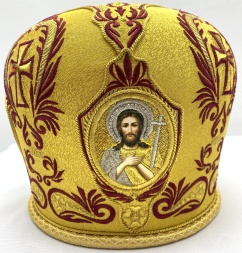 Miter "Cross in a Wreath"