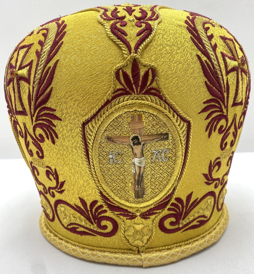 Miter "Cross in a Wreath"