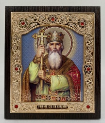 Icon of Equal-to-the-Apostles Great Prince Vladimir 15x18