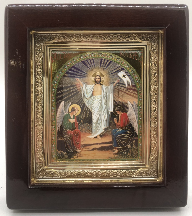 Icon of the Resurrection of the Lord 18.5×17