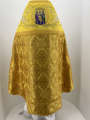 Priest Vestments Combined, Brocade, with Embroidered Epitrachelion