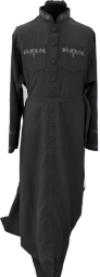 Cassock Dress with Embroidery, Internet Fabric
