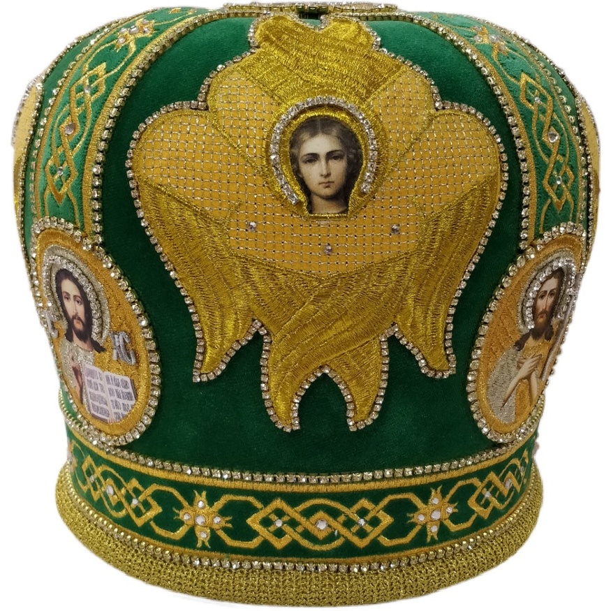 Mitre "Cherubim" green