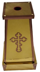 Stand 30×30cm base 19×19cm top (height 52cm)