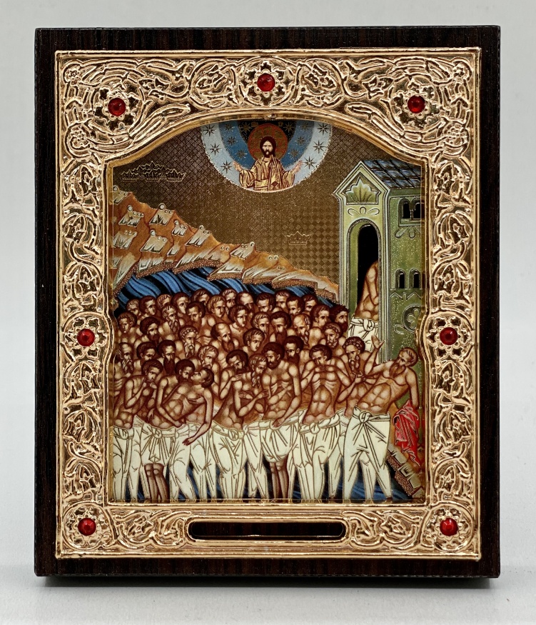 Icon of the Forty Martyrs of Sebaste 11x13