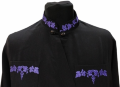 Cassock with wrap closure, embroidered, internet fabric