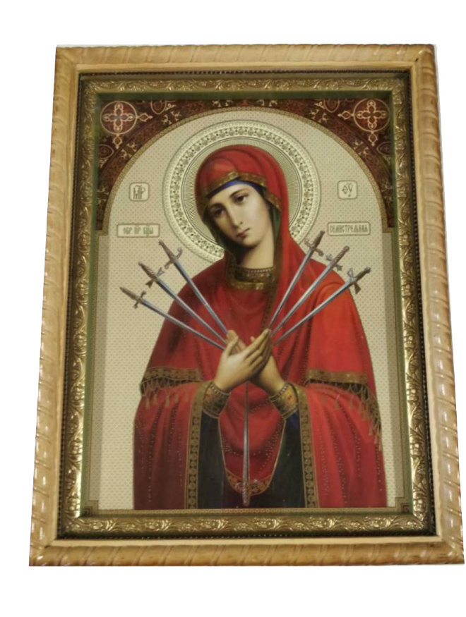 Icon of the Mother of God: "Seven Arrows" 32х42