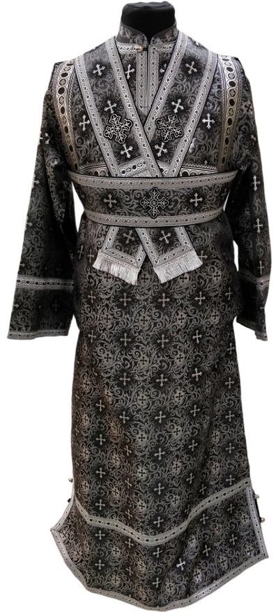 Sticharion made of brocade (economy), altar server, with orarion