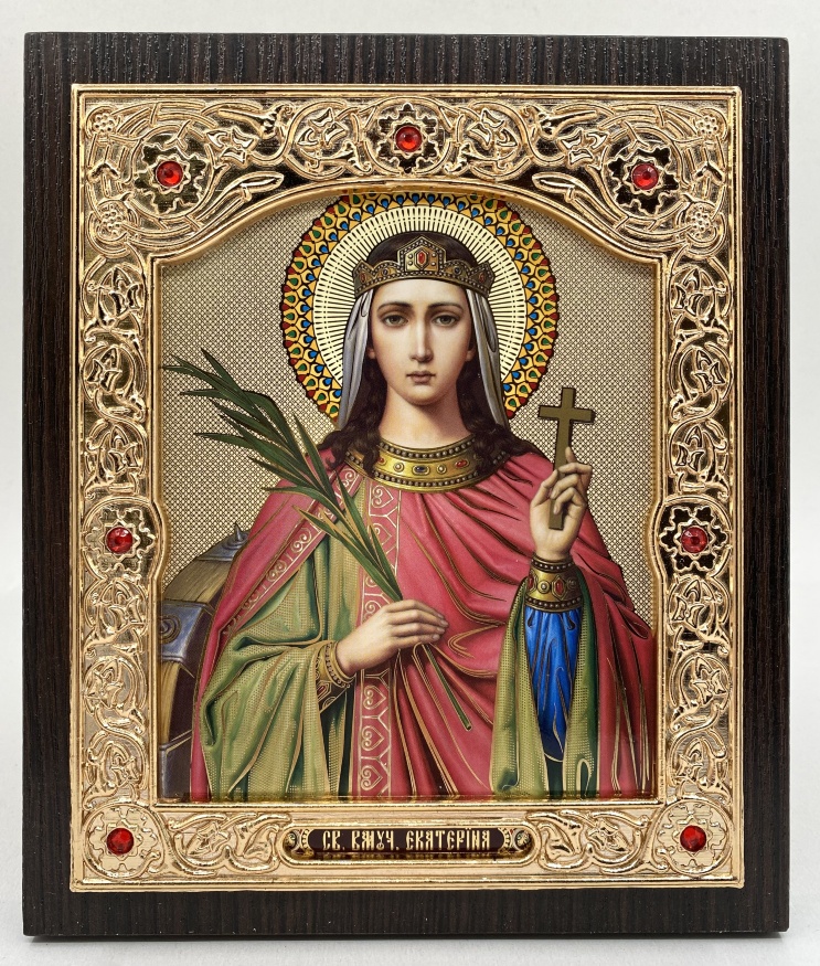 Icon of Saint Great Martyr Catherine 15x18