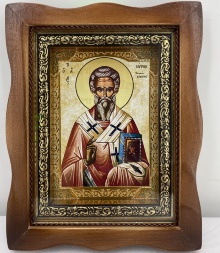 Icon of Saint Myron the Miracle Worker 19x17