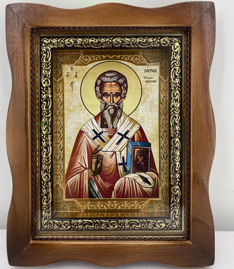 Icon of Saint Myron the Miracle Worker 19x17