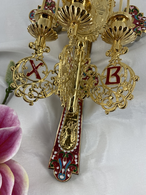 Paschal Triple Candleholder No. 20