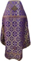 Priest Vestment, Brocade "Ukrainian Cross" with Sewn Braid