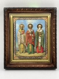 Icon of the Three Holy Hierarchs 22.5×25.5
