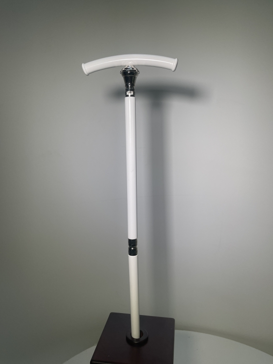 Abbatial staff, bowl nickel 143 cm