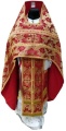 Priest Vestments, Brocade "Solar Cross" with Sewn Galloon
