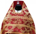 Priest Vestments, Brocade "Solar Cross" with Sewn Galloon