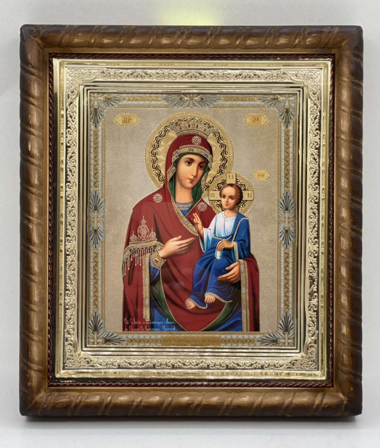 Icon of the Mother of God "Iveron" 22.5×25.5