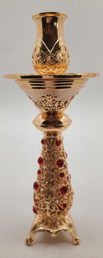 Table Candleholder, 19.5×7.5 cm