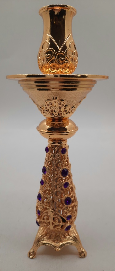 Table Candleholder, 19.5×7.5 cm