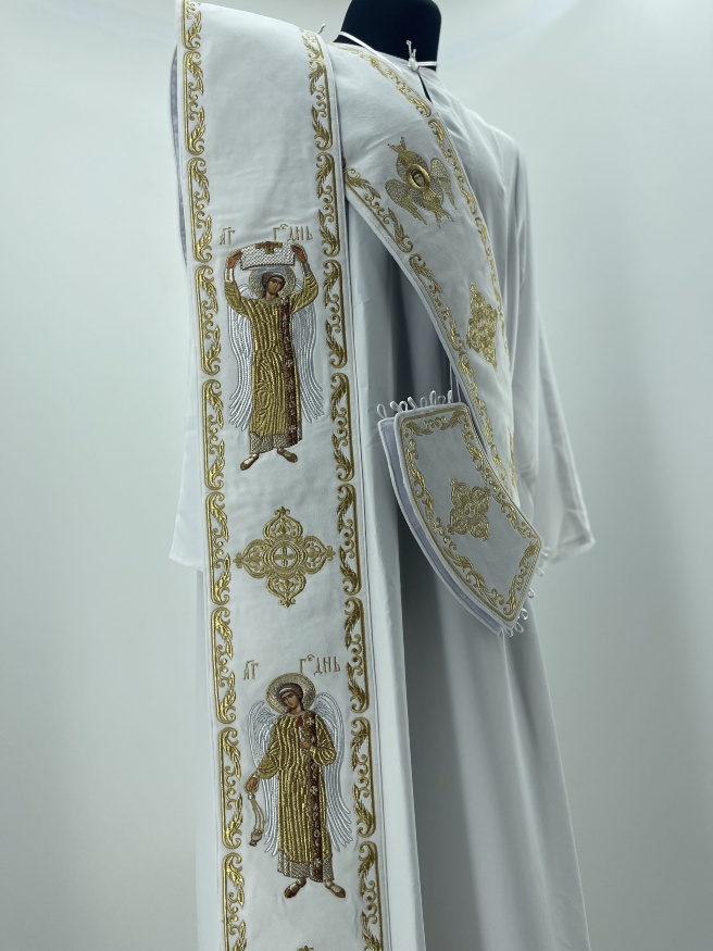 Orarion with Cuffs, Embroidery "Cross"