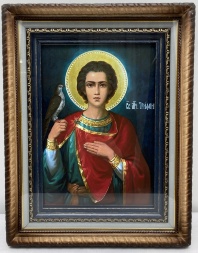Icon of Holy Martyr Tryphon 42×32 cm