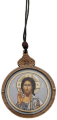Round Pendant with Icon 7.8×6 cm