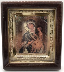 Icon of the Mother of God "Upbringing" 18.5×17