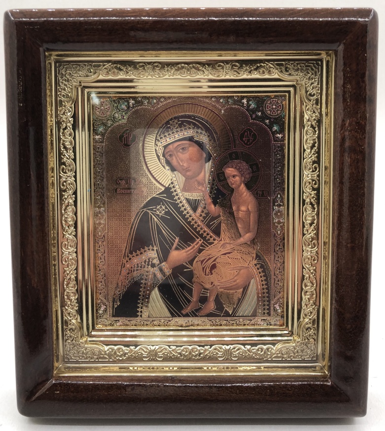 Icon of the Mother of God "Upbringing" 18.5×17