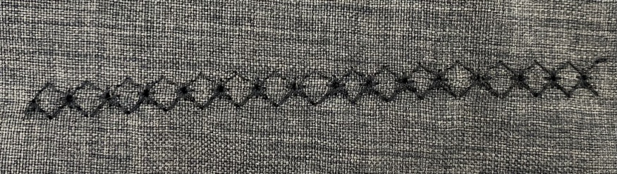 Vest with Embroidery, Linen - Gabardine Fabric