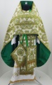 Priest Vestments, made of Turkish brocade, with attached galloon