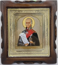 Icon of St. Righteous Fyodor Ushakov 19x17