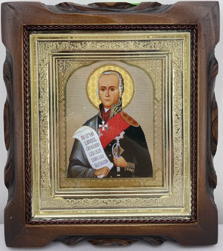 Icon of St. Righteous Fyodor Ushakov 19x17