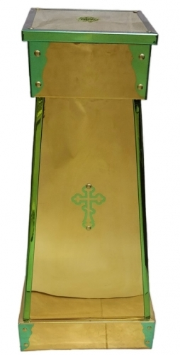 Stand 35×35 cm base 24×24 cm top (height 76.5 cm)