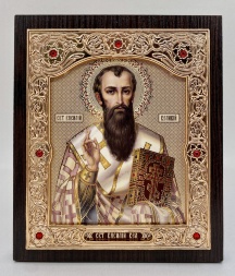 Icon of St. Basil the Great 15x18