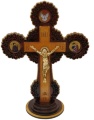 Figured Crosses, Wooden, Bulat Icons, Metal Crucifix
