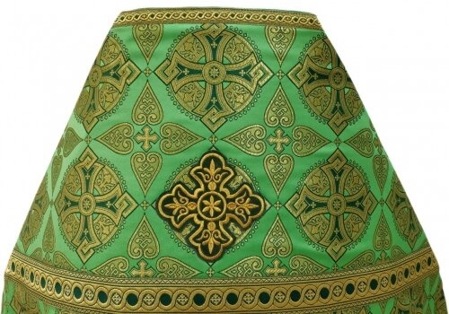 Priest Vestments, Brocade “Floriv Cross” with Sewn Galloon