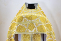 Priest Vestments, Brocade “Floriv Cross” with Sewn Galloon