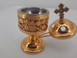 Metal Censer "Grapes" (gold)