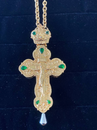 Pectoral Cross 11.5×5cm (gold-plated)