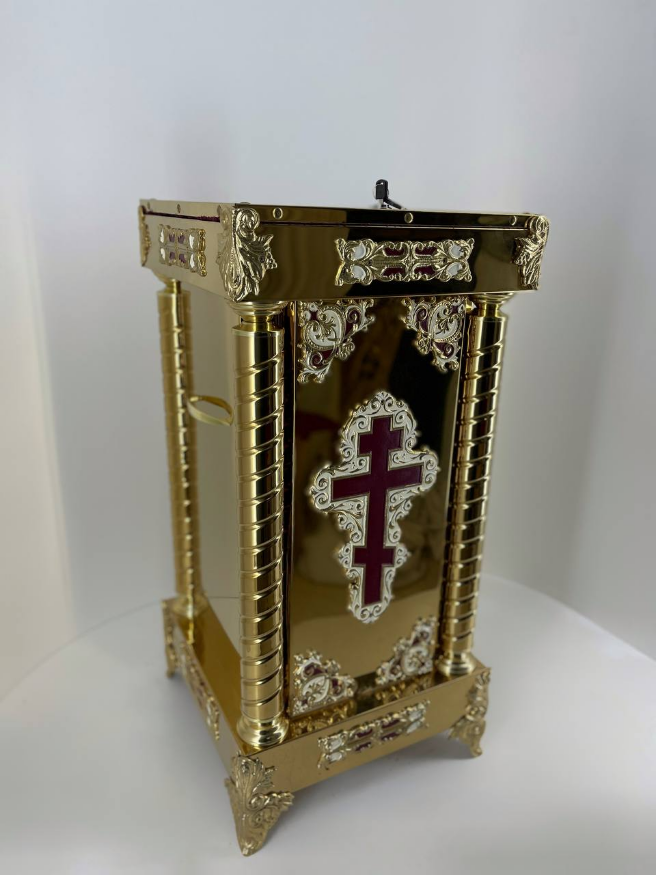 Altar Sacrifice 41×41 cm with Casting (Height 86.5 cm)