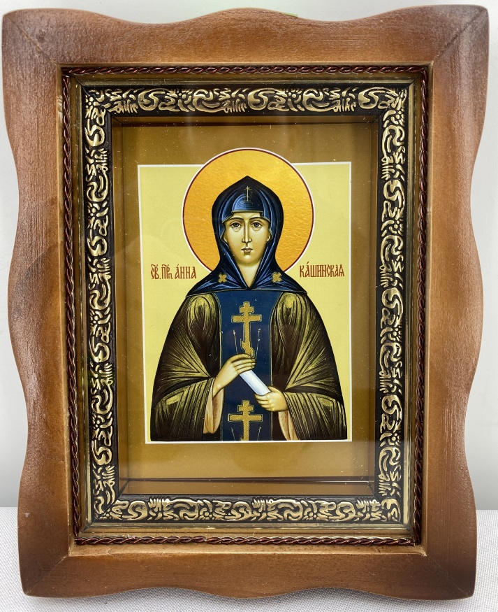 Icon of Saint Anna of Kashin 19x17