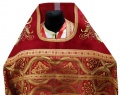 Priest Vestment Combined Brocade with Embroidered Epitrachelion, Embroidery "New Embroidery"