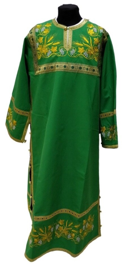 Embroidered Sticharion on Gabardine