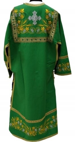 Embroidered Sticharion on Gabardine