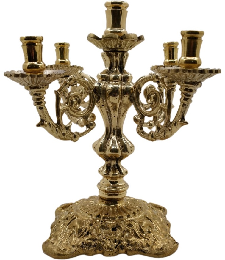 Table Candle Holder for 5 Candles, 18x14 cm