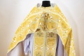 Priest Vestments, Brocade "Kyiv Cross" with Sewn Galloon