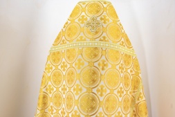 Priest Vestments, Brocade "Kyiv Cross" with Sewn Galloon