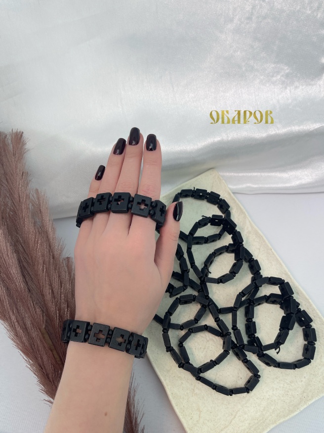 Wooden Bracelet (Cross)