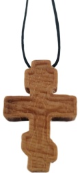 Wooden Pectoral Cross on Cord